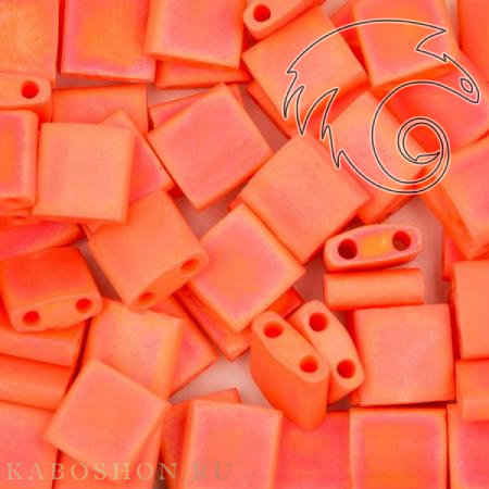 Бисер Tila Радужный матовый непрозрачный грейпфрут TL-0406FR