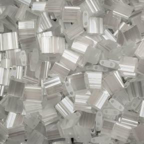 Бисер Tila Глянцевый прозрачный шелковый сатин