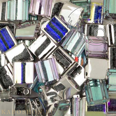 Бисер Tila Прозрачный хрусталь Silver Rainbow TL-55017