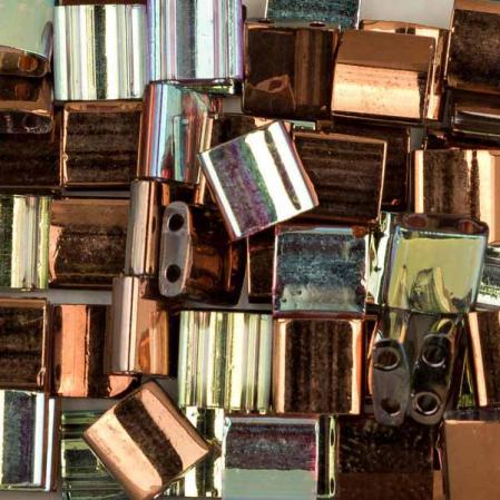 Бисер Tila Прозрачный хрусталь Copper Rainbow