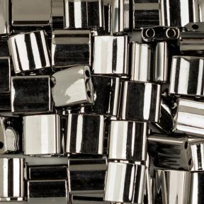 Бисер Tila Непрозрачный черный Full Chrome