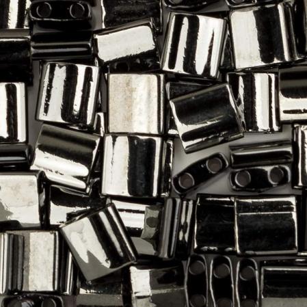 Бисер Tila Непрозрачный черный Vacuum Hematite Full