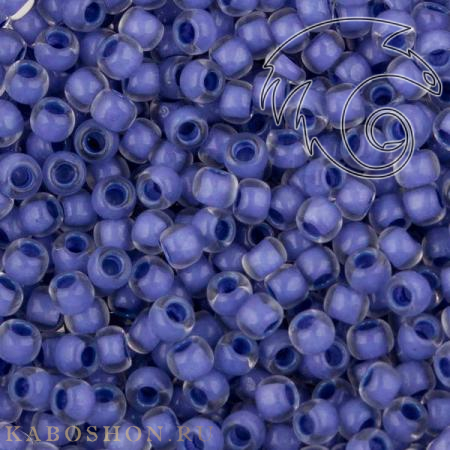 Бисер Toho 11-0 Окрашенный изнутри хрусталь/неоновый пурпурный TR-11-977
