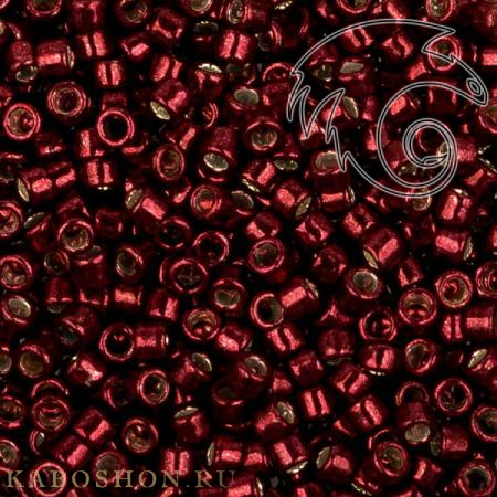 Бисер Toho Treasures Гальванизированный кирпично-красный TT-564