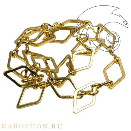 Цепочка 13х8 мм позолоченная (25 см) 90281