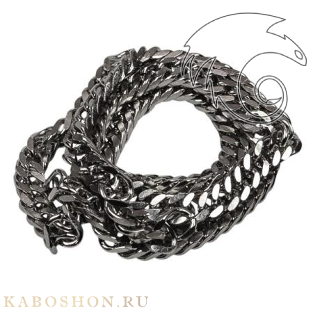 Цепочка 5х4 мм сталь (25 см) 91040