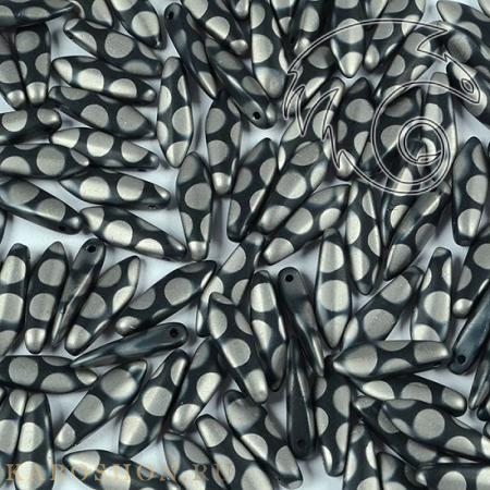 Glass Dagger 5х16 мм Jet Chrome Dots Matted Dag16-23980-2747A-1