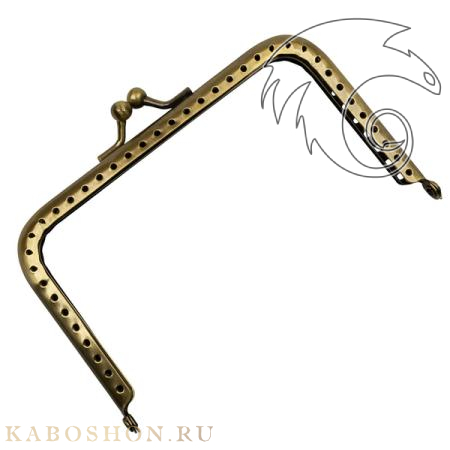 Фермуар прямоугольный 110х65 мм бронза Ferm-10-bronze