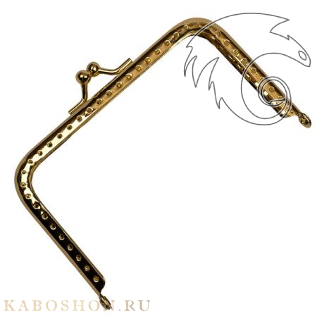 Фермуар прямоугольный 110х65 мм золото Ferm-10-gold