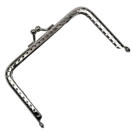 Фермуар прямоугольный 110х65 мм серебро