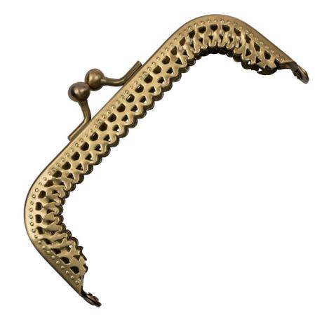 Фермуар прямоугольный 100х45 мм бронза