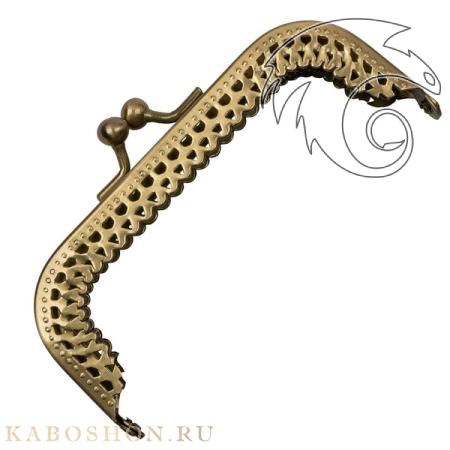 Фермуар прямоугольный 100х45 мм бронза Ferm-12-bronze