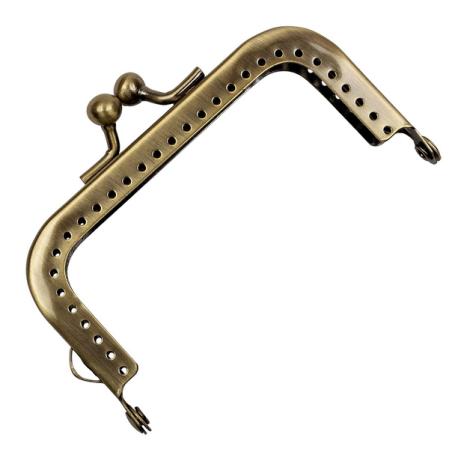 Фермуар прямоугольный 85х45 мм бронза