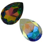 4327 Pear fancy stones