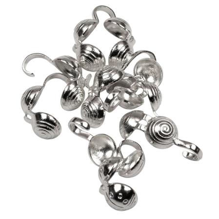 Каллоты 5 мм посеребренные (10 шт)