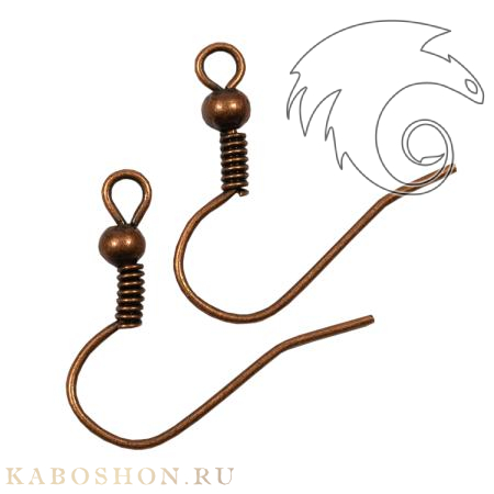 Швензы старинная медь (1 пара) 80103-2