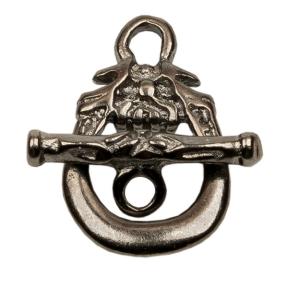 Замок-тогл 12х9 мм черный никель