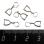 Бэйл (держатель для подвески) 15 мм посеребренный 99560 Бэйл (держатель для подвески) 15 мм посеребренный 99560