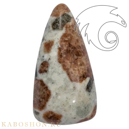 Гранат с везувианитом в кварце 1026401