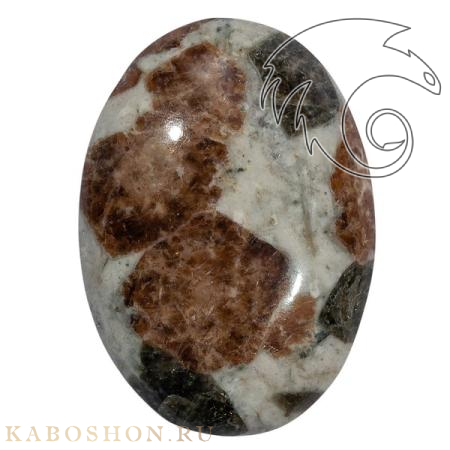 Гранат с везувианитом в кварце 1026419