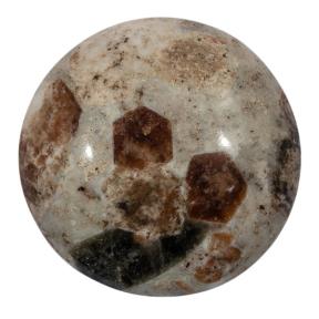 Гранат с везувианитом в кварце