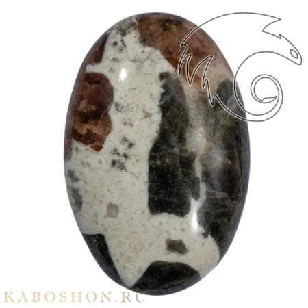 Гранат с везувианитом в кварце 1026434