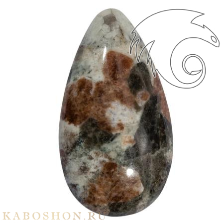 Гранат с везувианитом в кварце 1026455