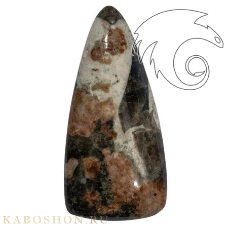 Гранат с везувианитом в кварце 1026460