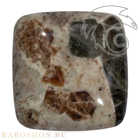 Гранат с везувианитом в кварце 1026463