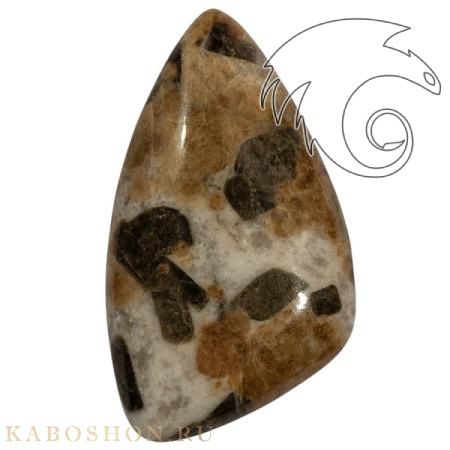 Гранат с везувианитом в кварце 1026477