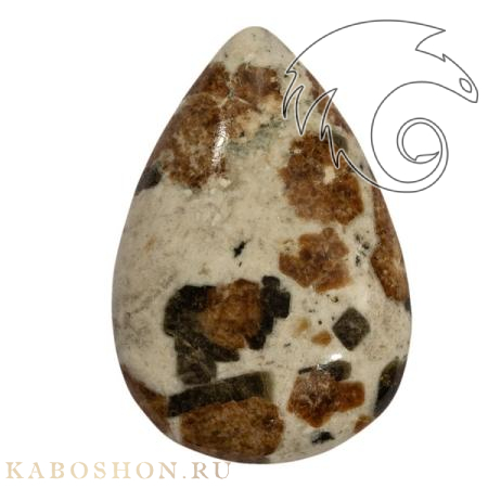 Гранат с везувианитом в кварце 1026510