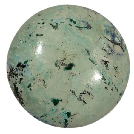 Опал с хризоколлой