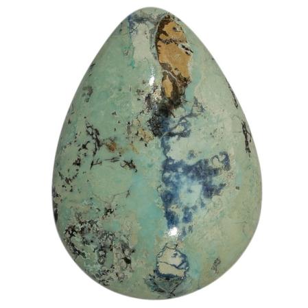 Опал с хризоколлой