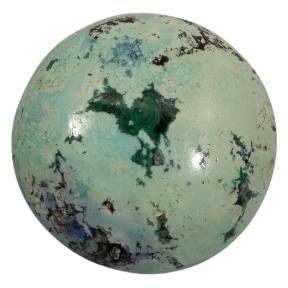 Опал с хризоколлой