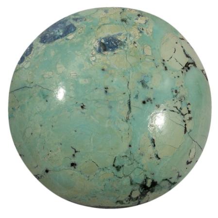 Опал с хризоколлой