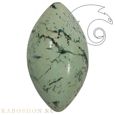 Опал с хризоколлой 1026767