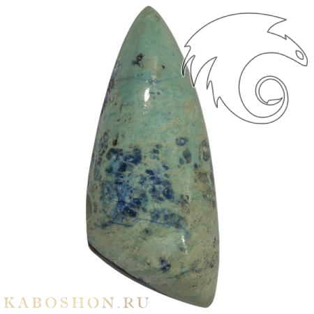 Опал с хризоколлой 1026768