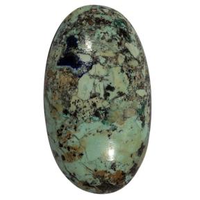 Опал с хризоколлой