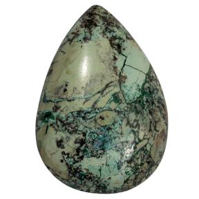 Опал с хризоколлой