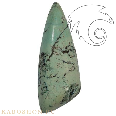 Опал с хризоколлой 1026774