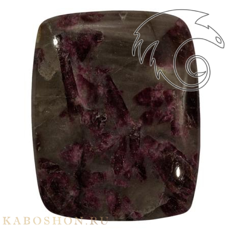 Кабошон из Турмалина в кварце 1027871 1027871