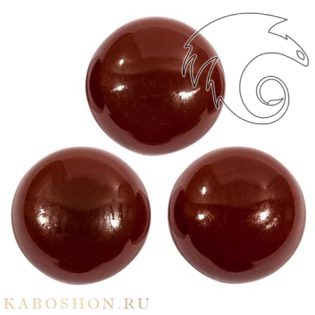 Сердолик красный круглый 10 мм 505210