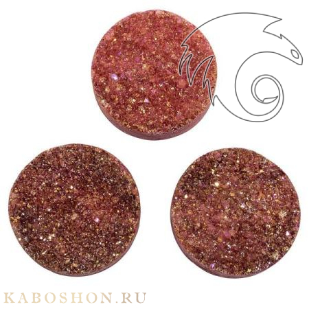 Кварц Titanium круглый 20 мм (щетка) розовый 529220-1