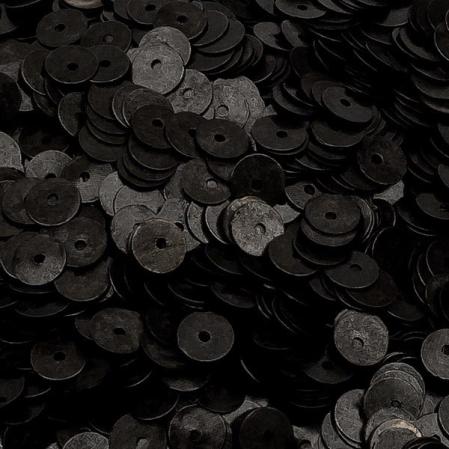 Пайетки металлические 6 мм черные