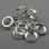 Оправа для риволи Swarovski 18 посеребренная 1122-18-S-81424-silv
