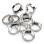 Оправа для риволи Swarovski 18 посеребренная 1122-18-S-81424-silv