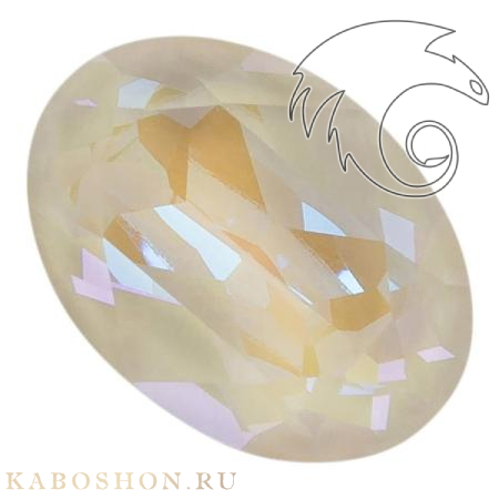 Swarovski Oval Fancy stone 14x10 мм Crystal Light Grey DeLite 4120-14-001-L129D