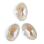 Swarovski Oval Fancy stone 14x10 мм Crystal Light Grey DeLite 4120-14-001-L129D