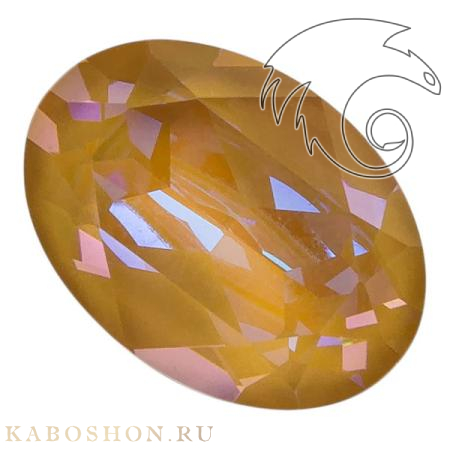 Swarovski Oval Fancy stone 14x10 мм Crystal Ochre DeLite 4120-14-001-L131D