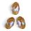 Swarovski Oval Fancy stone 14x10 мм Crystal Ochre DeLite 4120-14-001-L131D